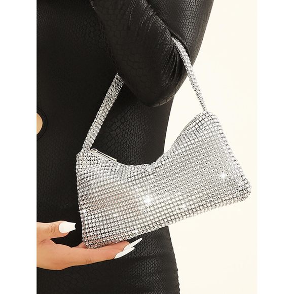 Rhinestone Sparkly Evening Clutch Purse Bags Underarm Handbags >:) - Picture 3 of 4